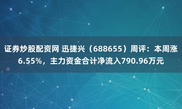证券炒股配资网 迅捷兴（688655）周评：本周涨6.55%，主力资金合计净流入790.96万元